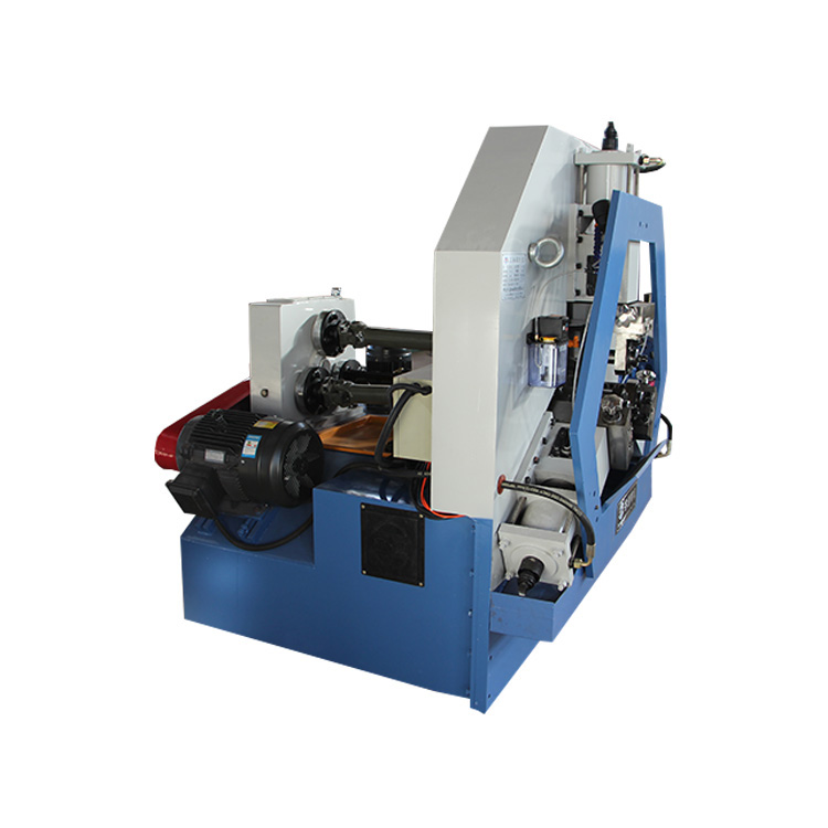Three-axis hydraulic thread rolling machine hollow knurled netted straight line