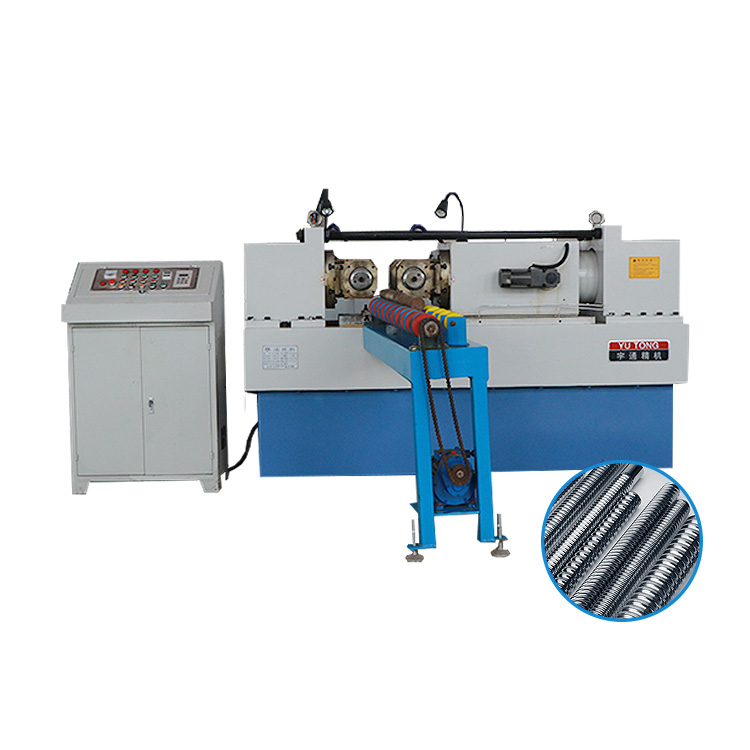 New hydraulic thread rolling machine two-axis rolling machine straight thread automatic knurling machine
